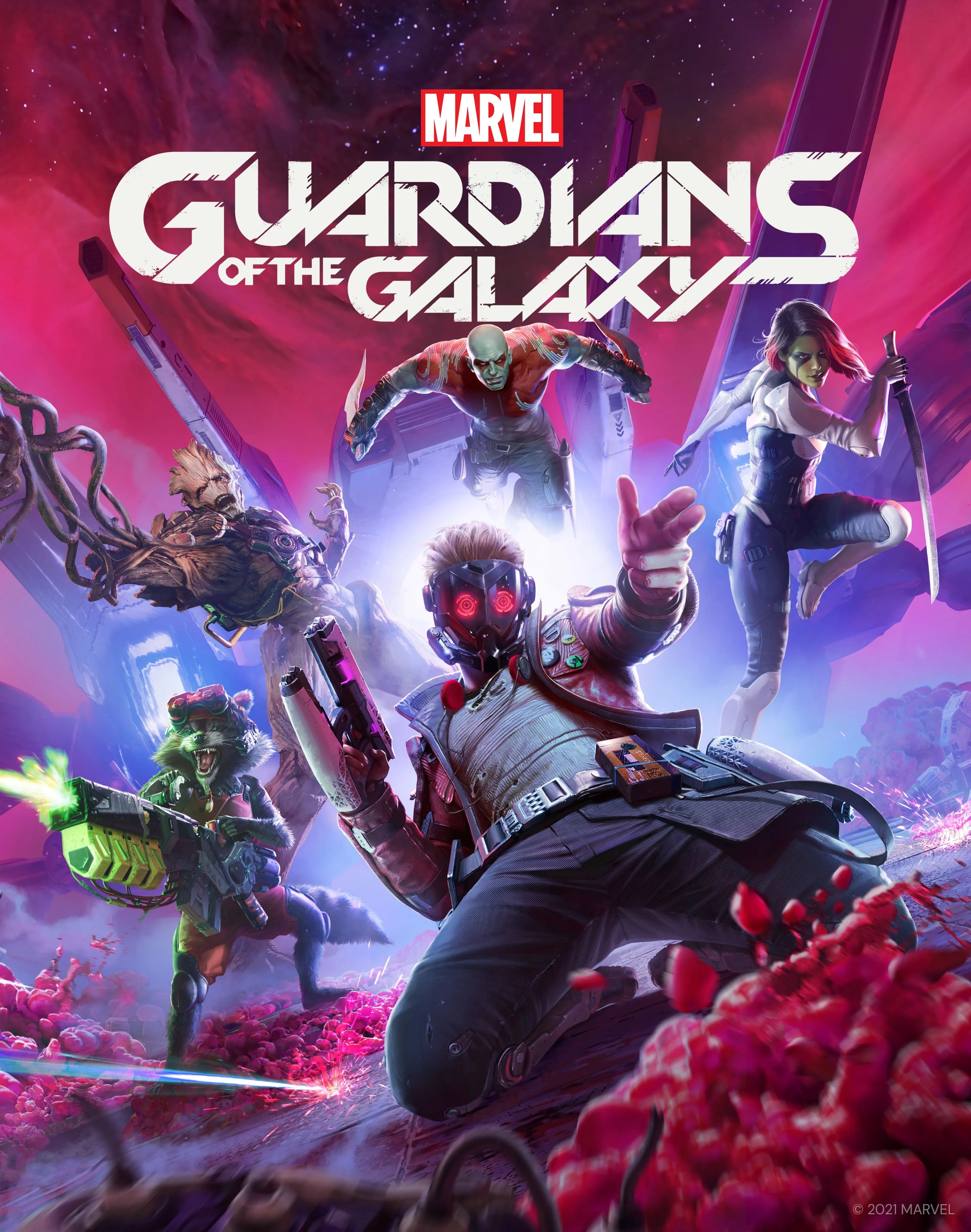 Обложка Marvel's Guardians of the Galaxy