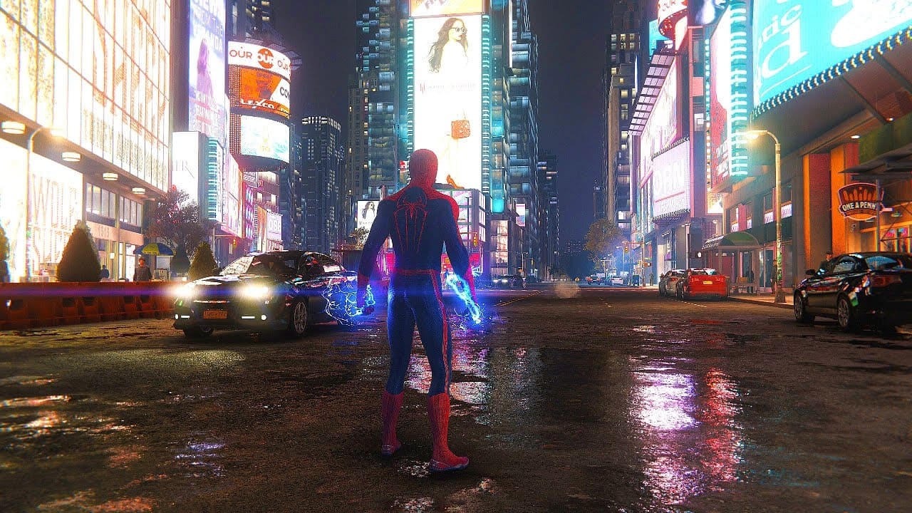 Скриншот игрового процесса Marvel Spider Man Remastered 2