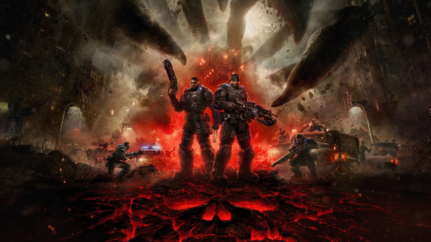 Обложка Gears of War: E-Day