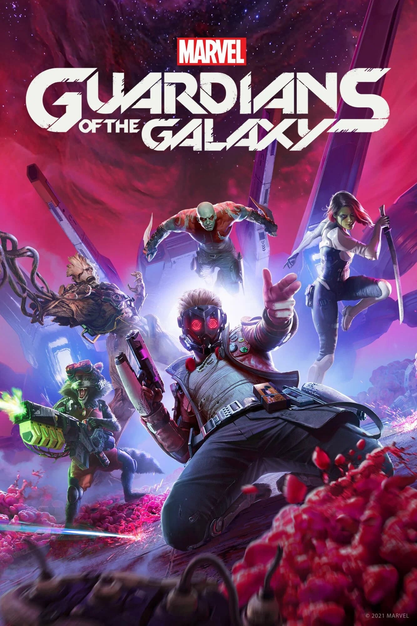Обложка Marvel's Guardians of the Galaxy