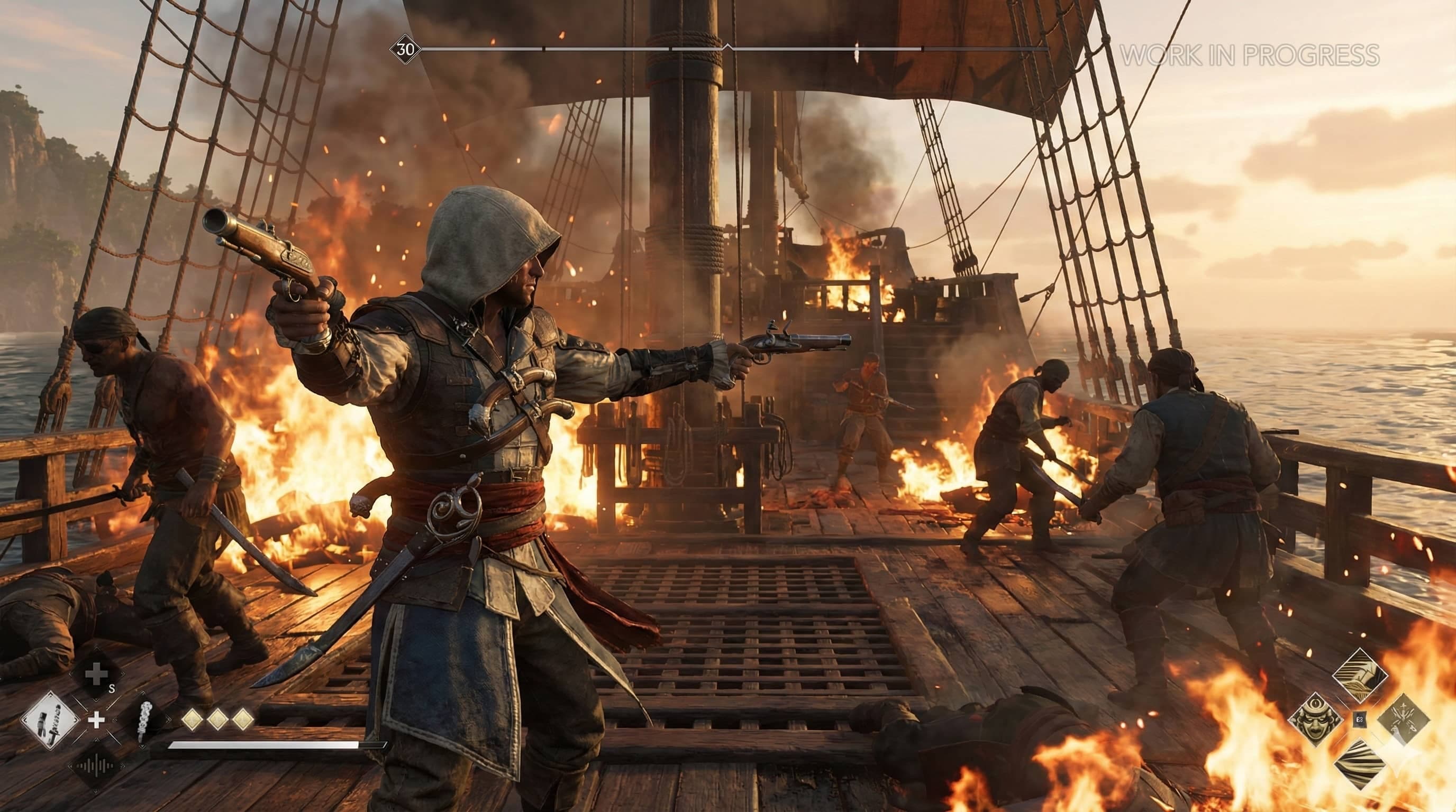 Скриншот игрового процесса Assassin’s Creed Black Flag Resynced 3