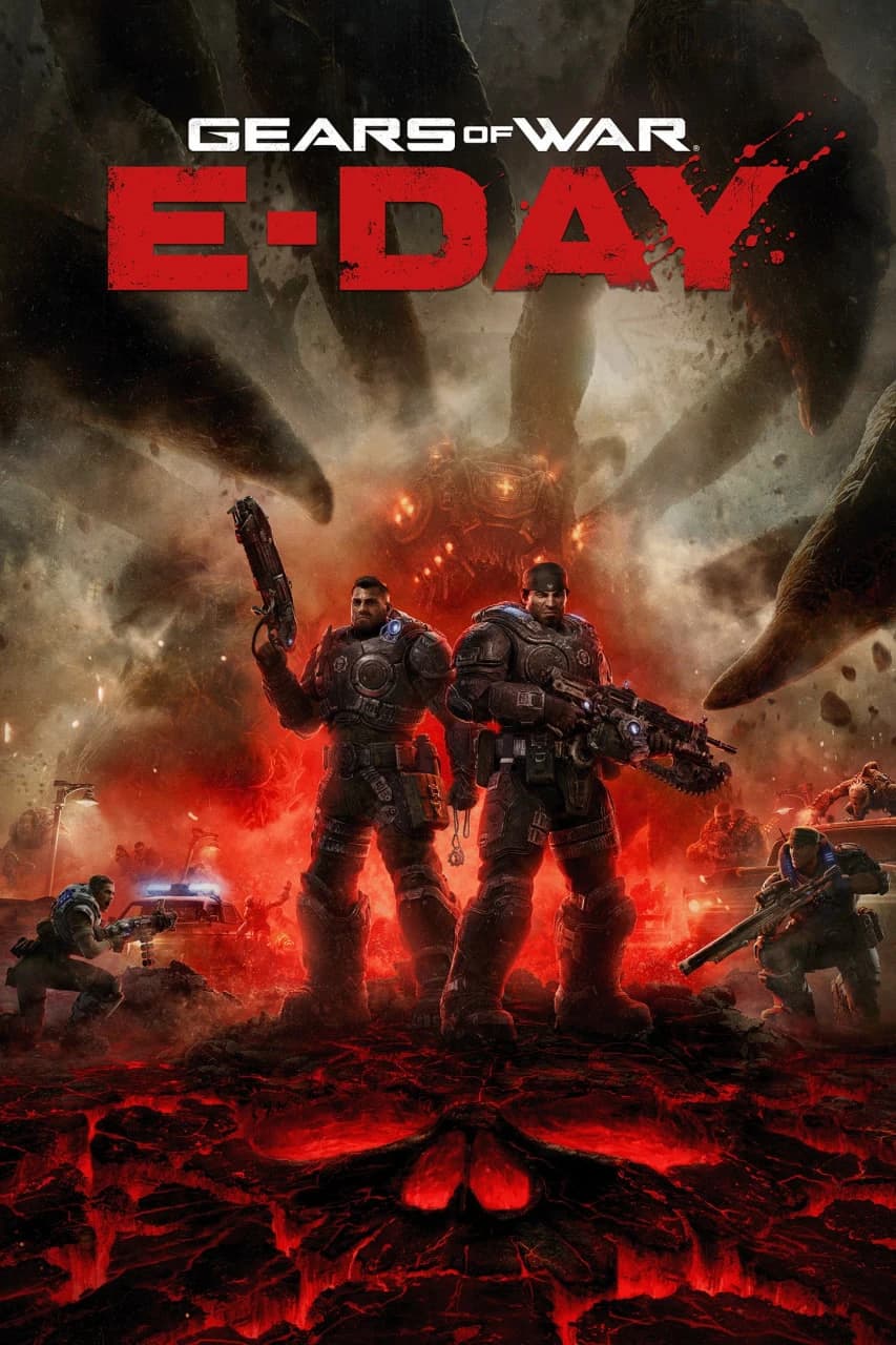 Обложка Gears of War: E-Day